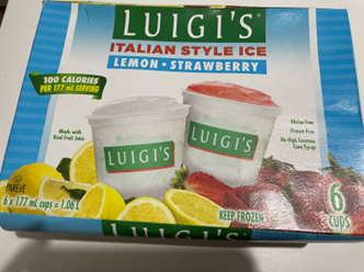LUIGI’S ITALIAN STYLE ICE