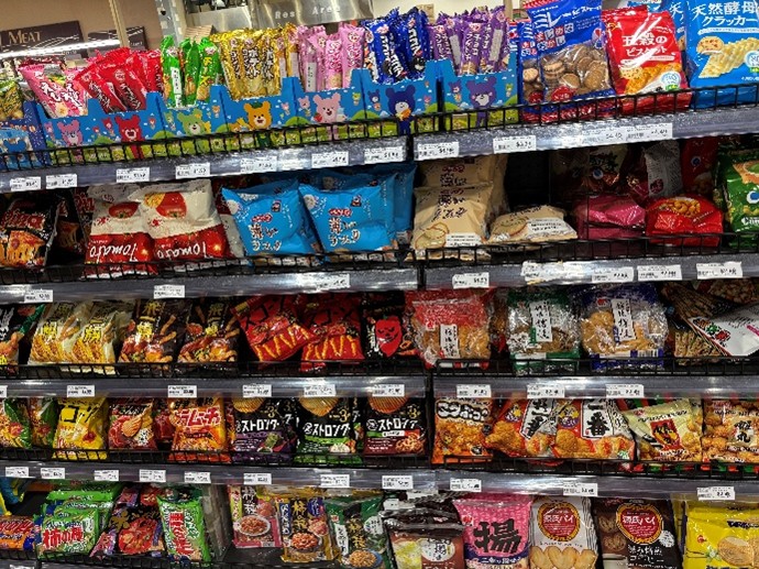 お菓子売り場